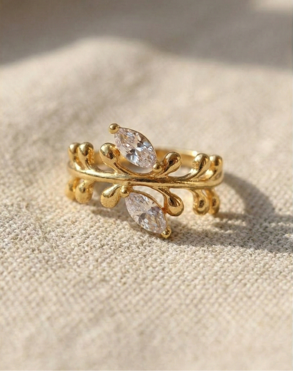 Marquise Vine Ring